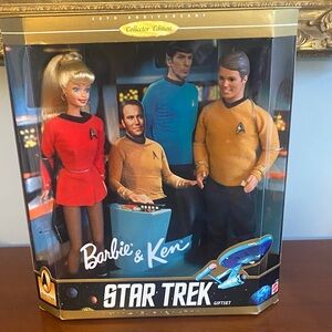 Star Trek Barbie & Ken. 30th anniversary edition 1996 NWT